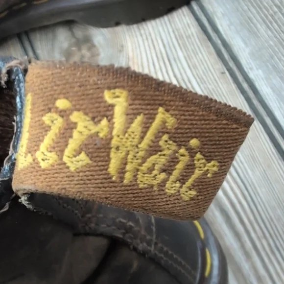 ​Dr. Martens 1460 Brown Leather Boots Distressed Size 8uk Made In England